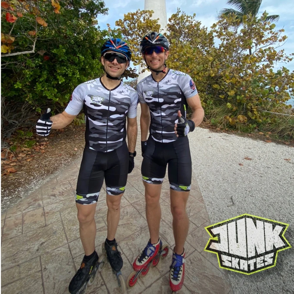 Junk Skates Triathlon Skinsuit - Cycling Gear Jersey ulasan dan harga