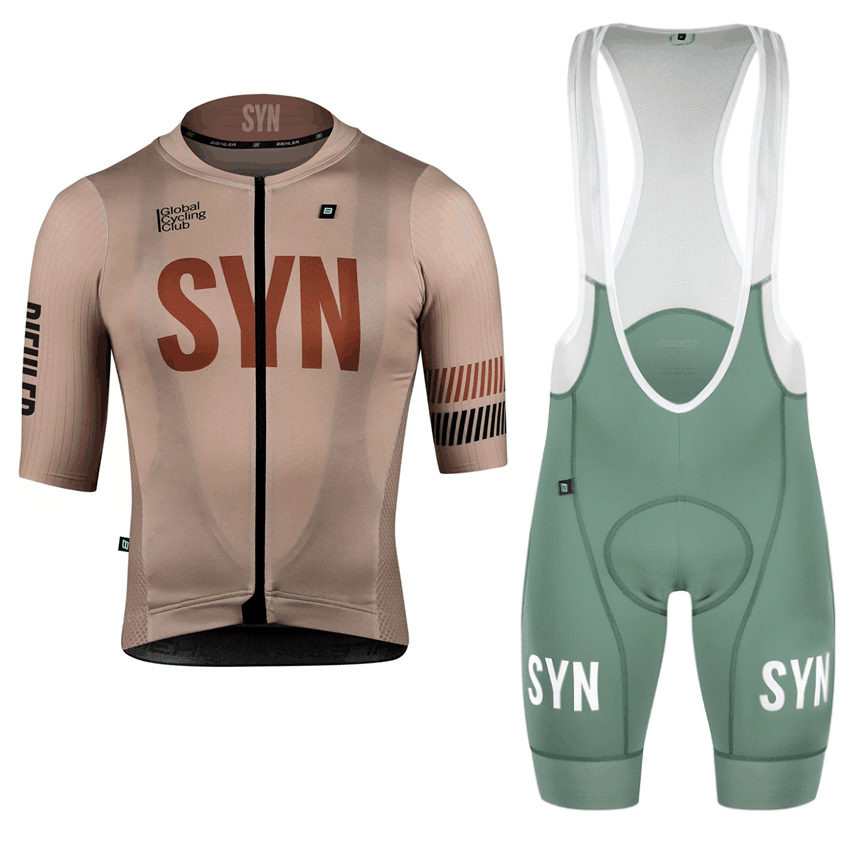 SYN Brown Cycling Clothing men - Cycling Gear Brands ulasan dan harga